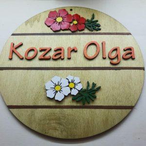 Rojstno dnevna tabla roža